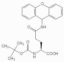 Boc-Gln(Xan)-OH [CAS br. 55260-24-7]